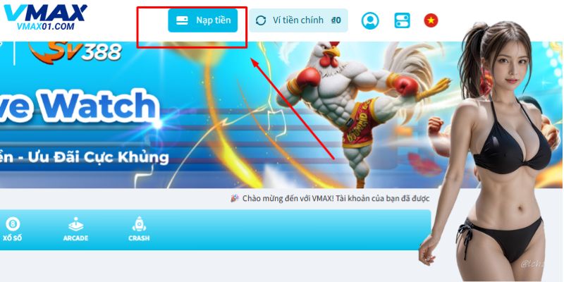 Hướng dẫn nạp tiền Vmax Hướng dẫn nạp tiền Vmax