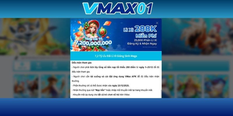 Cách tham gia nhận thưởng giáng sinh Mega